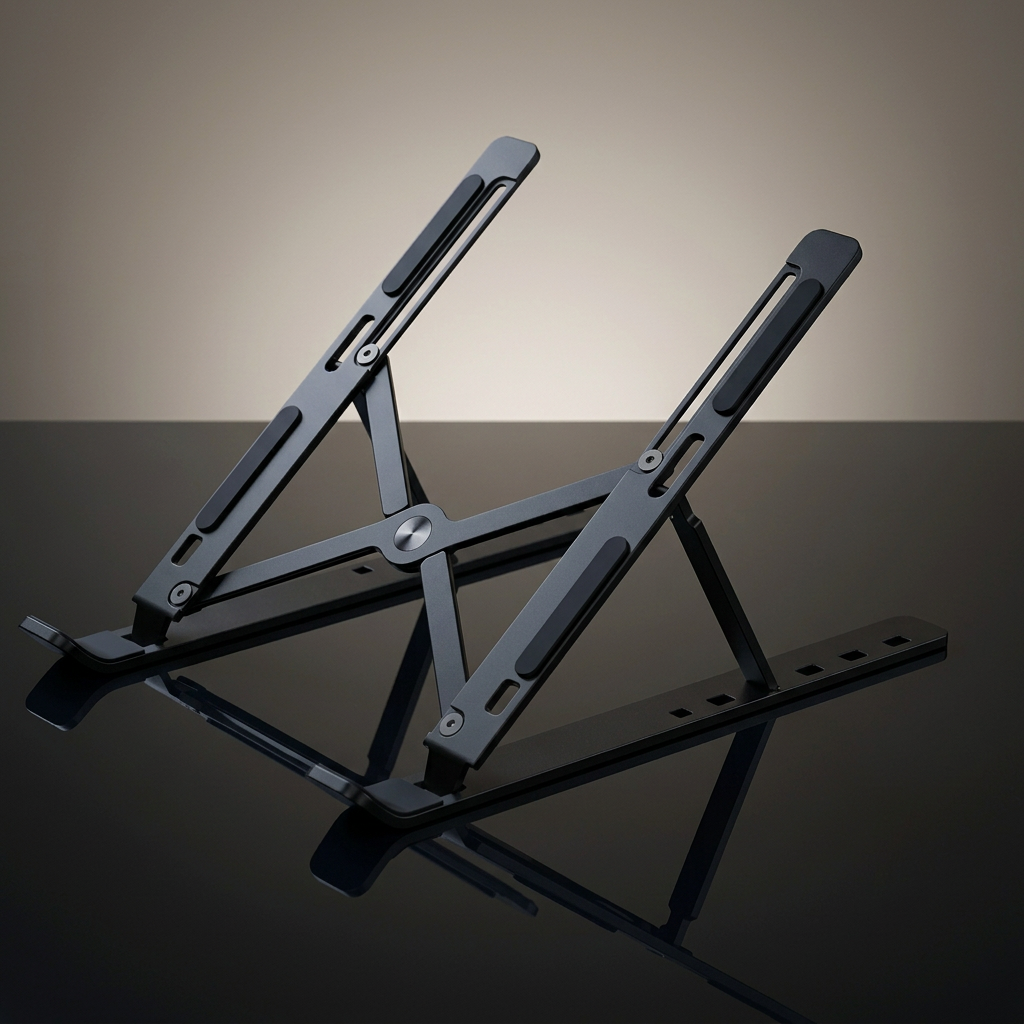 Premium Aluminum Laptop Stand + FREE POUCH